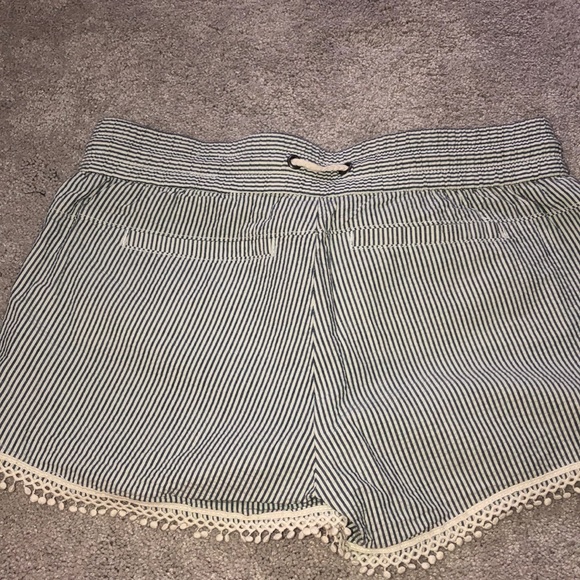 Seersucker Pinstripe Shorts - Picture 2 of 2